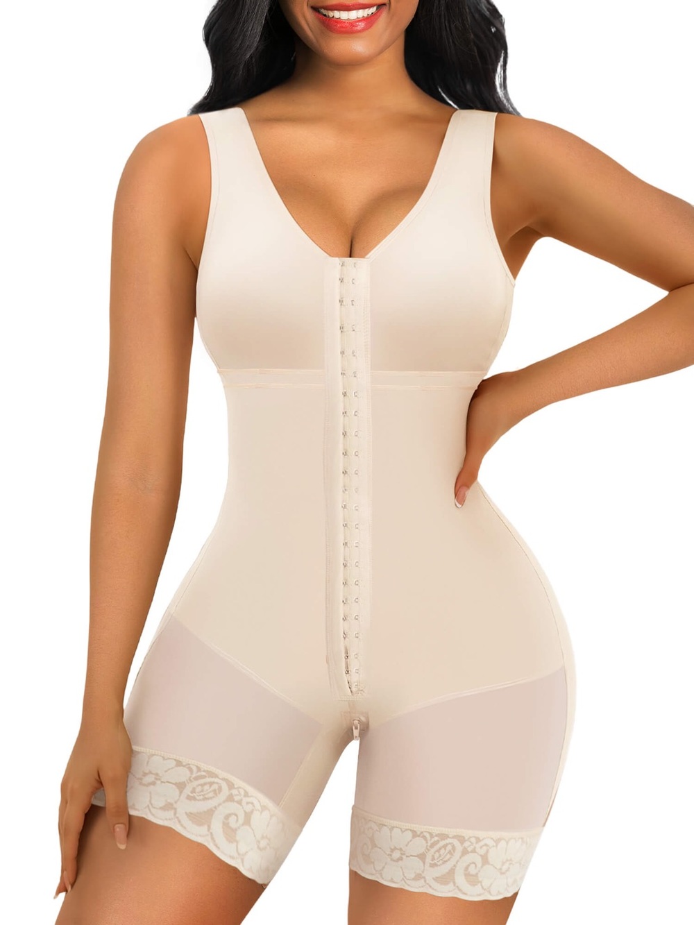 SHAPERX Womens Full Body Fajas Colombianas Compression Shapewear 2XL NWT